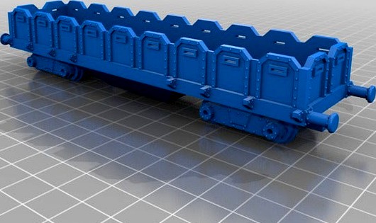 Warhammer 40K - general gargo wagon - HO scale (1:87) by Ivailo