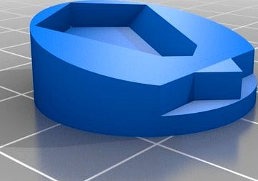 d10 Pointer Token Dice Holder  by Pheznik