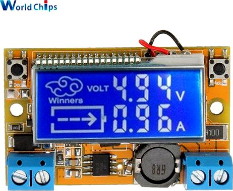 DC buck converter with LCD by Lumorbis