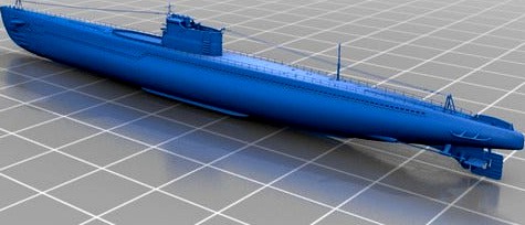 Type C3 submarine I-52 by HatsuneR