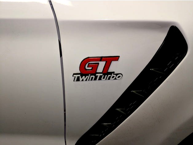 GT TT fender logo for mustang by awosgien
