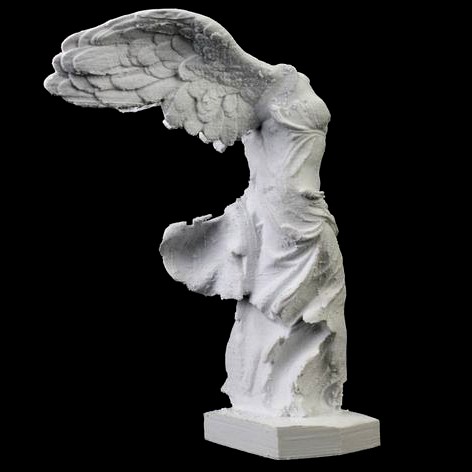 REMIX from Scan The World: Winged Victory of Samothrace at The Louvre, Paris by campanellaj
