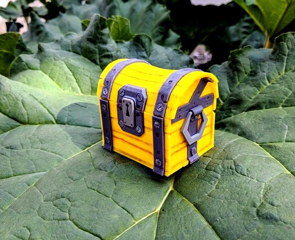 Fortnite Chest - closer to game graphics by blecheimer