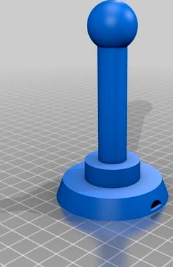 Moon lamp base and stand for LED light by paulkoan