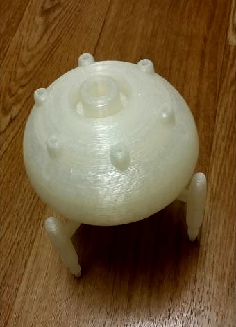 Star Trek Romulan Radish class 1:1000  by Evildave