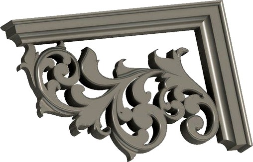 $.99  Scroll 005 With Bracket *FOR SALE ON PINSHAPE.COM* by Strother