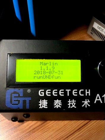 Geeetech A10 Firmware Marlin 1.1.9  by runUNDfun