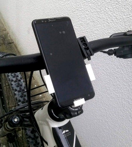 Bike Phone Mount Honor 7X by nusso