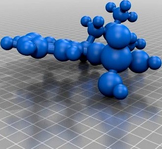 Psilocybin Molecule by Decoyd