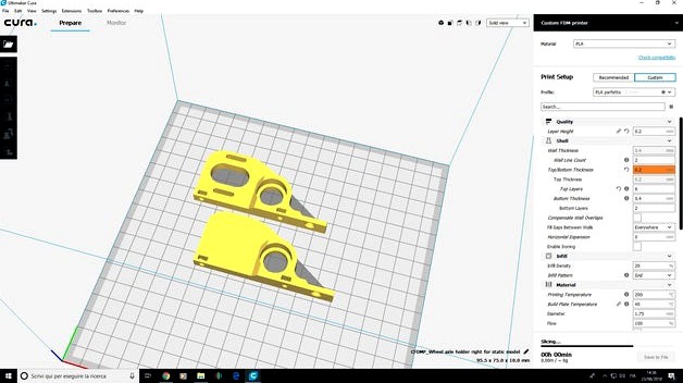 OpenRC F1 wheel axle holder right covered for static model by matteobedon