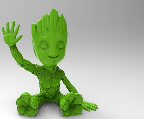 baby groot  sd/micro sd holder by dav88