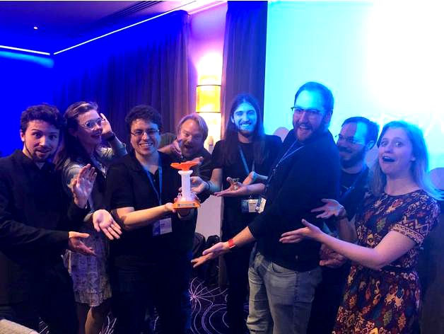 DevWorld 2018 Quiz Dinner Trophy  by developersteve