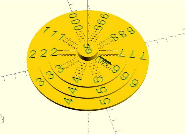 Geocaching Code Wheel - Codescheibe by 68er_dirk
