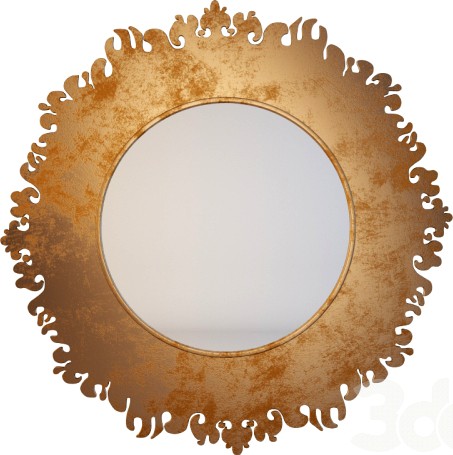 Espejo red. modelo KELLY pan de oro