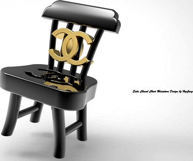Entic Chanel Chair Miniature by hyojung0320