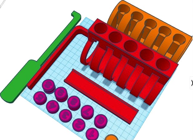 Demo Lock v1 - Giant Cutaway Pin and Tumbler Lock for Teaching Lock Picking by GreyBeard3D