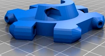 Kossel Mini wide effector by vontrapp