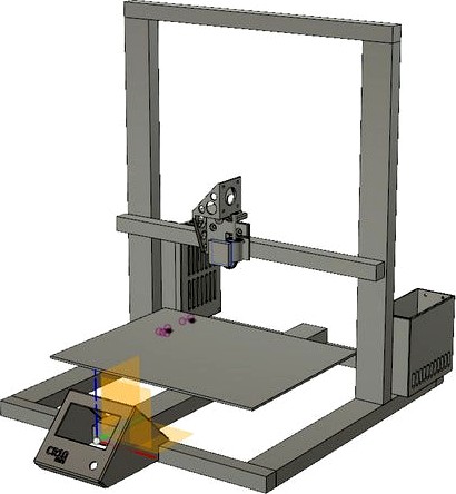 CR-10 or Mini to Prusa i3 conversion kit by AeroFredcom