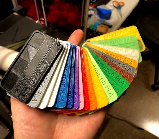 Amazon Basics PLA Color Swatches  by jterranella
