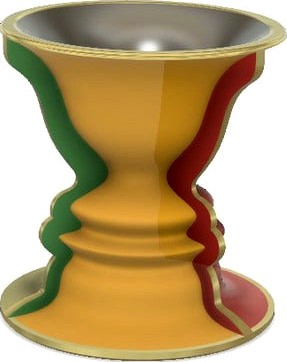 Optical Illusion: Vase vs Face by lgbu