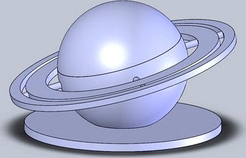 Saturn Keepsake Container Version 2 by DarthPugno