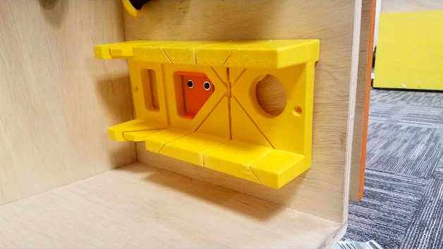 Harbor Freight Miter Box Wall Mount by nathandarnell