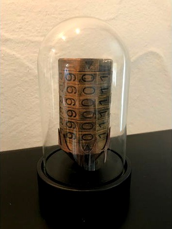 GLASSDOME with STAND for Project CODE CRYPTEX WITH MAZEBOX by Hiob