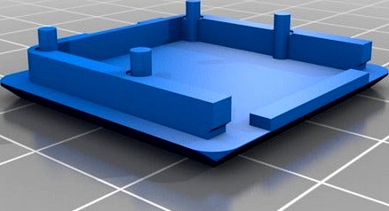 Rpi camera mount without overhangs by Kipodolsky