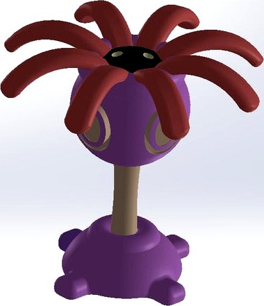 Lileep - Grass/Rock Fossil Pokemon by mr_builder