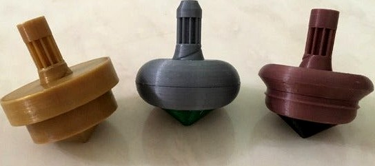 Modular Combat Spinning Top (no support needed) by Aravon