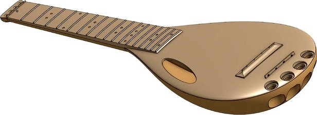 Injection Moldable Headless Tenor Ukulele by Big1