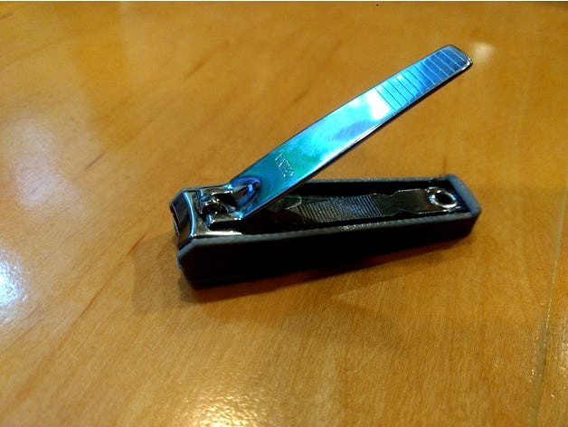 Nail clipper catcher by billiamthesecond