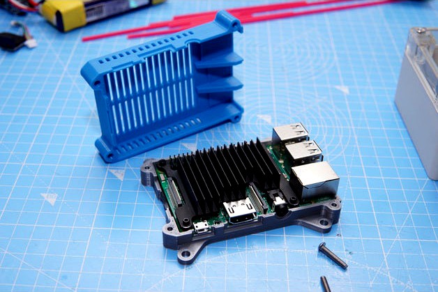 Raspberry Pi 3B case to fit Kintaro heatsink by cjdavies