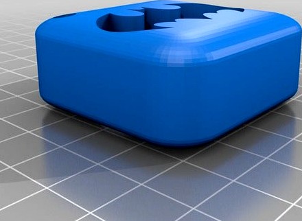 Batman logo keychain by Matthewkaye