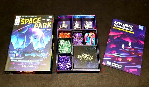 Space Park 3d Printed insert by PrintNPlay3D