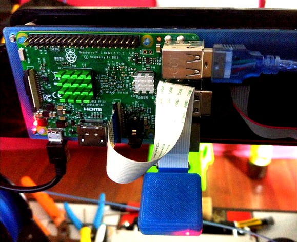 Anet A8 - Raspberry Pi 3 Support with Camera mount. by Rohja