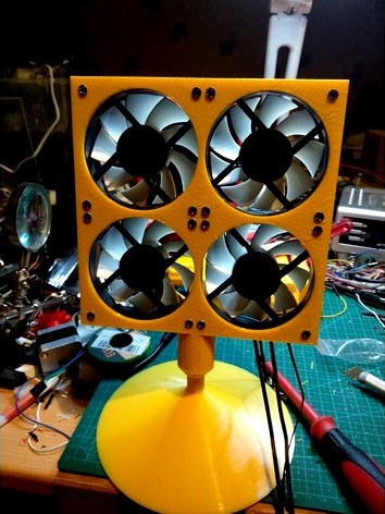 4x 8cm Fan Holder by Edd77