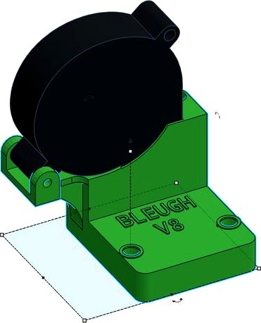 Wanhao Duplicator 9 D9 Top Fan Blower upgrade - V12 by Bleugh