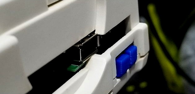 Amiga 1200 OLED Gotek USB disk drive emulator base - Floppy Buttons by jartz