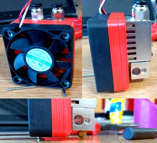 50 to 30mm fan adapter for Chimera/Cyclops dual color extruder by zdenek_o