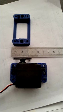 Soporte Lateral Servo S3003 by nodoingenieria