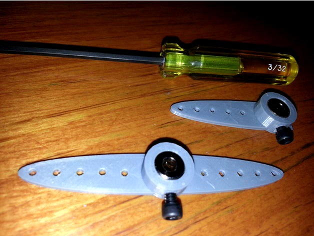 RC Plane Control Horn & Boat Rudder Arm by John8 3d model