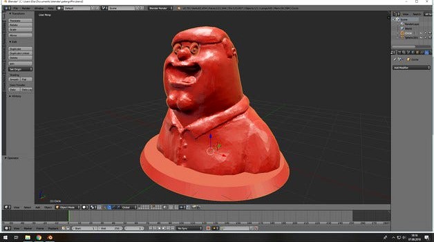 Peter Griffin Bust by d3rElia