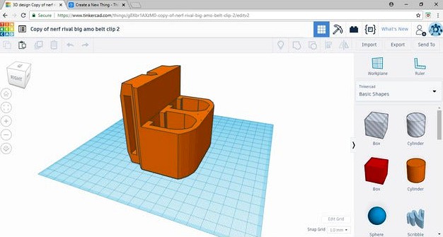 Nerf Rival mag holder(belt attached) by GreyFowler01