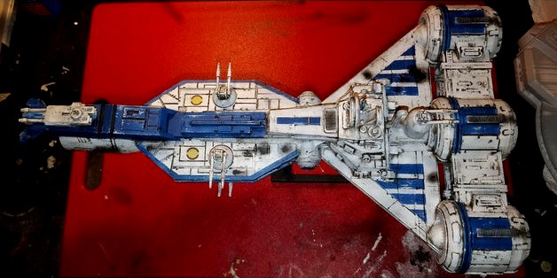 Republic Cruiser from Star Wars TPM remixed engines and more by NovaDenied