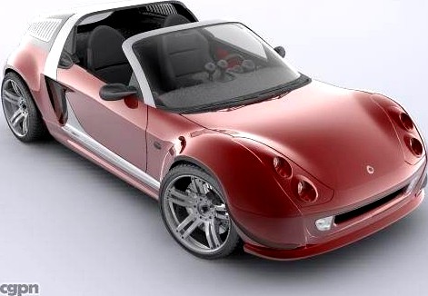 Smart Coupe/Roadster 20043d model
