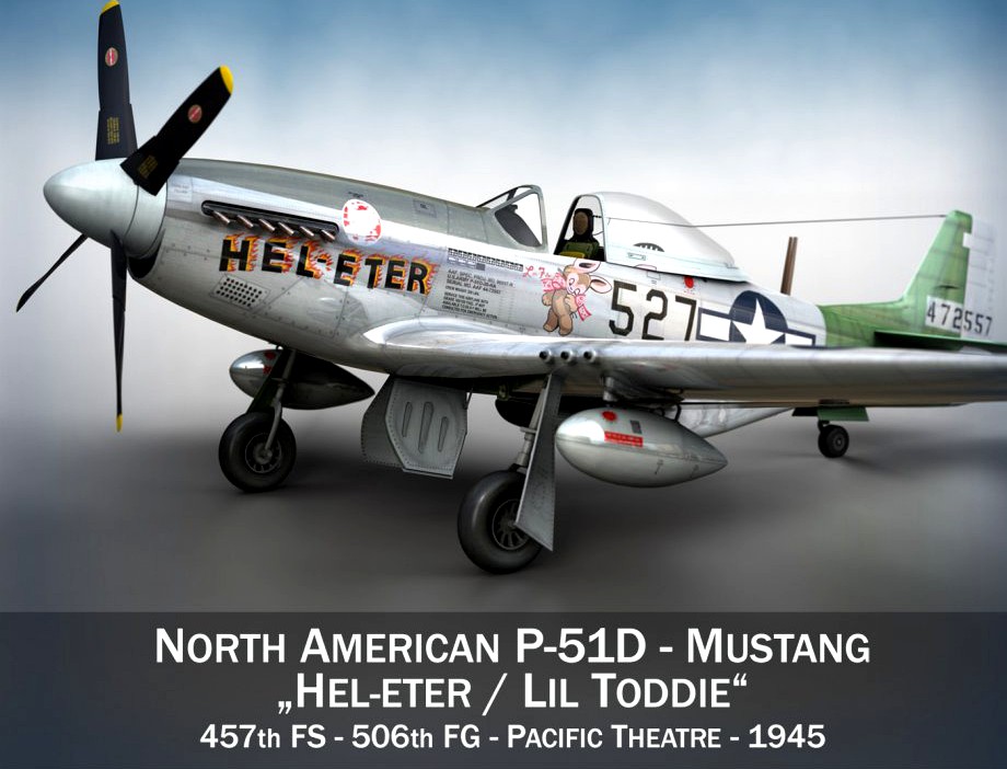 North American P-51D - Heleter3d model