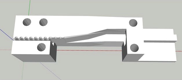 Anet A8 X Axis with Tensioner  by supershock