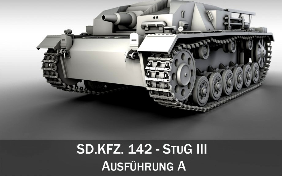 StuG III - Ausfuerung A3d model