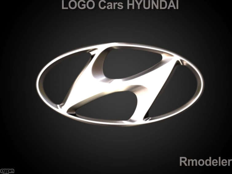 Huindai 3d Logo3d model